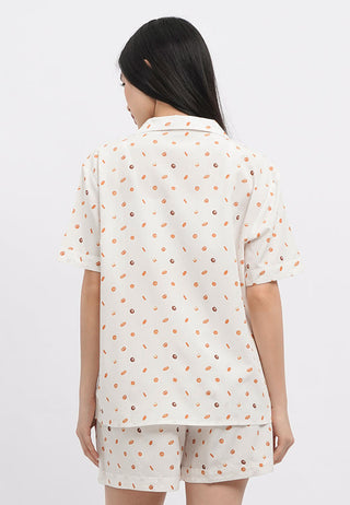 Short Sleeve Pajama Set with Shorts