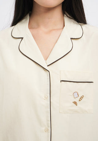 Short Sleeve Pajama Set with Shorts