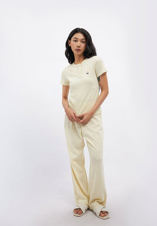 Short Sleeve Pajama Set with Pants