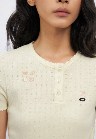 Short Sleeve Pajama Set with Pants