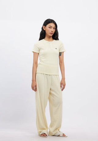 Short Sleeve Pajama Set with Pants