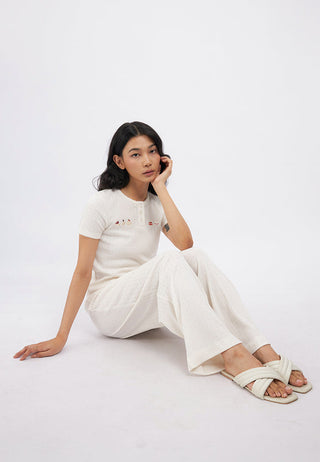 Short Sleeve Pajama Set with Pants
