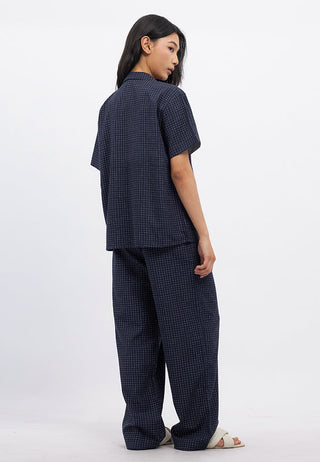 Printed Short Sleeve & Pants Pajama Set