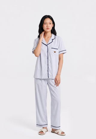 Short Sleeve & Pants Pajama Set