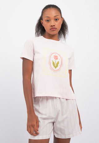 Printed T-Shirt & Short Pajama Set