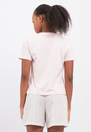 Printed T-Shirt & Short Pajama Set