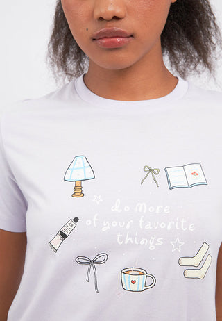 Printed T-Shirt & Short Pajama Set
