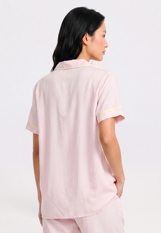 Shirt & Long Pants Woven Pajama Set