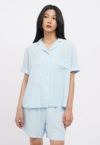 Short Sleeve Pajama Set with Shorts