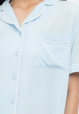 Short Sleeve Pajama Set with Shorts