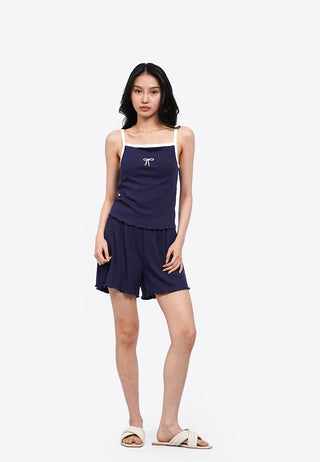 Lettuce Hem Tank Pajama Set