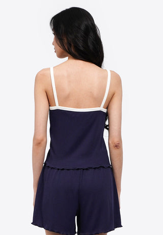 Lettuce Hem Tank Pajama Set