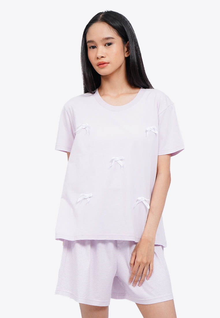 Short Sleeve T-Shirt Pajama Set - Main Image