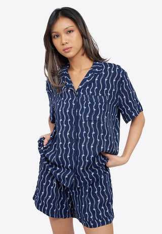 Printed Shorts Pajama Set