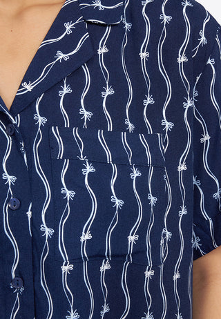 Printed Shorts Pajama Set