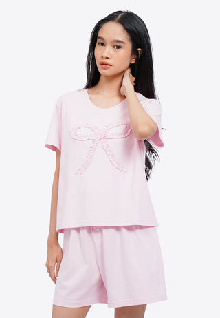 Short Sleeve T-Shirt Pajama Set