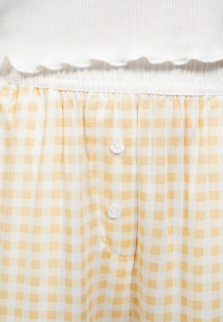 Sleeveless Pajama Set with Long Pants