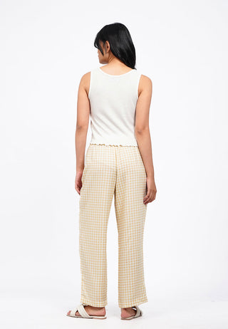 Sleeveless Pajama Set with Long Pants