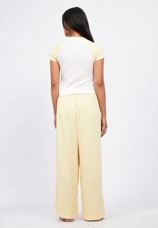 Raglan Tee Pajama Set with Long Pants