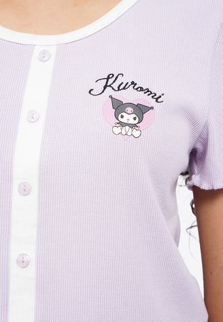 Kuromi Short Sleeve Pajama Set