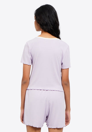 Kuromi Short Sleeve Pajama Set