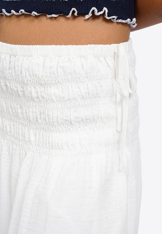 Smocked Tier Maxi Skirt