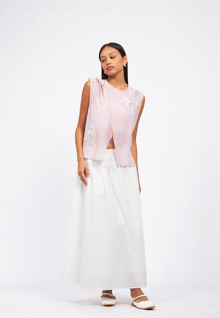 Regular Fit Textured Maxi Skirt