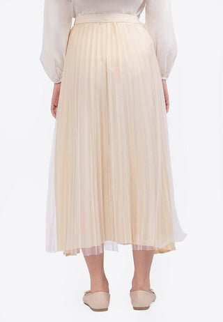 Tulle Maxi Skirt Ecru