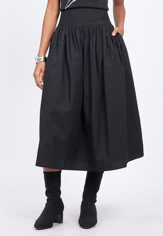 Flared Midi Skirt