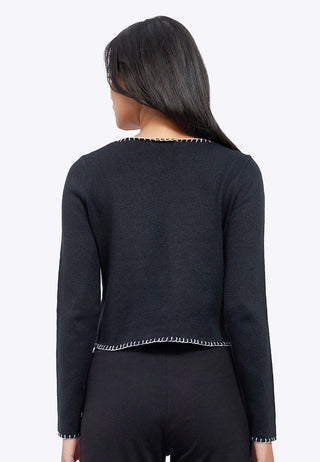 Cut Out Long Sleeve Knit Top