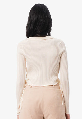 Side Ruched Long Sleeve Top