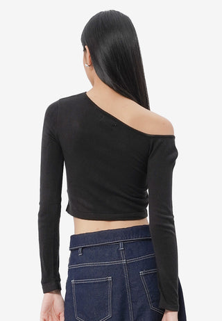 Asymmetric Long Sleeve Top