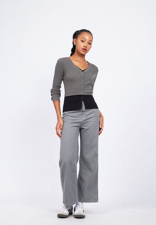 Double Layered Long Sleeve Top