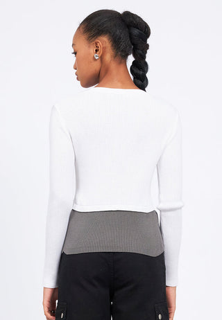 Double Layered Long Sleeve Top