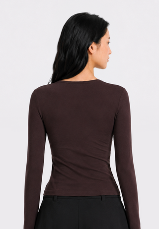 Long Sleeve Fitted T-Shirt