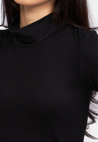 High Neck Long Sleeve Top