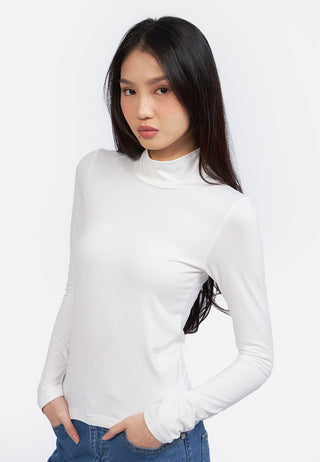 High Neck Long Sleeve Top