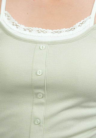 Double Layer Long Sleeve Knit Top