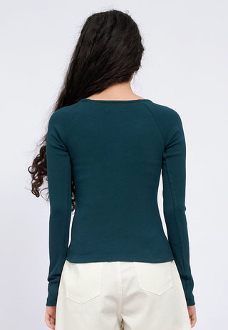 Cut Out Details Long Sleeve Top