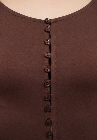 Button Up Long Sleeve Top