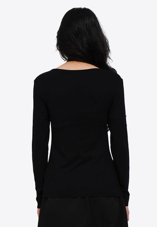 Button Up Long Sleeve Top