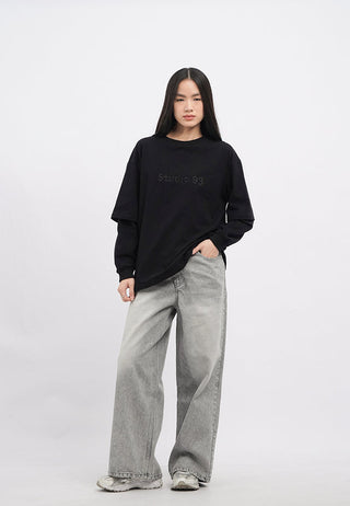 Double Layer Long Sleeve T-Shirt