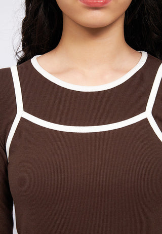 Double Layer Long Sleeve Top