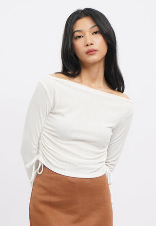 Off Shoulder Long Sleeve Top