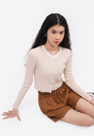 Button Up Long Sleeve Top