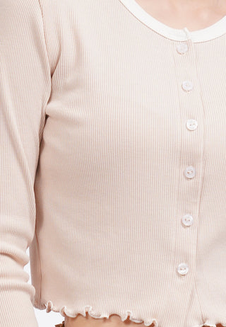 Button Up Long Sleeve Top
