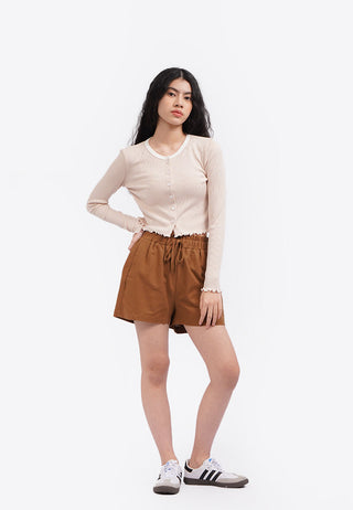 Button Up Long Sleeve Top