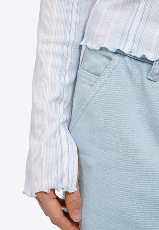 Button Up Long Sleeve Top