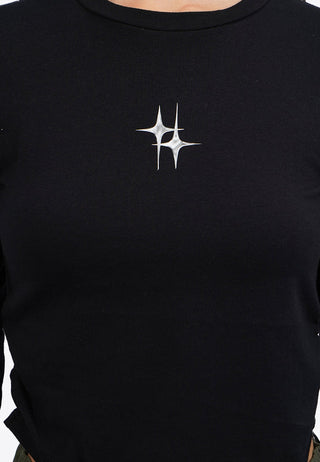 Long Sleeve Top with Side Ruched