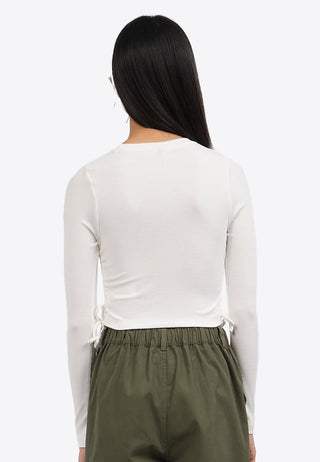 Long Sleeve Top with Side Ruched